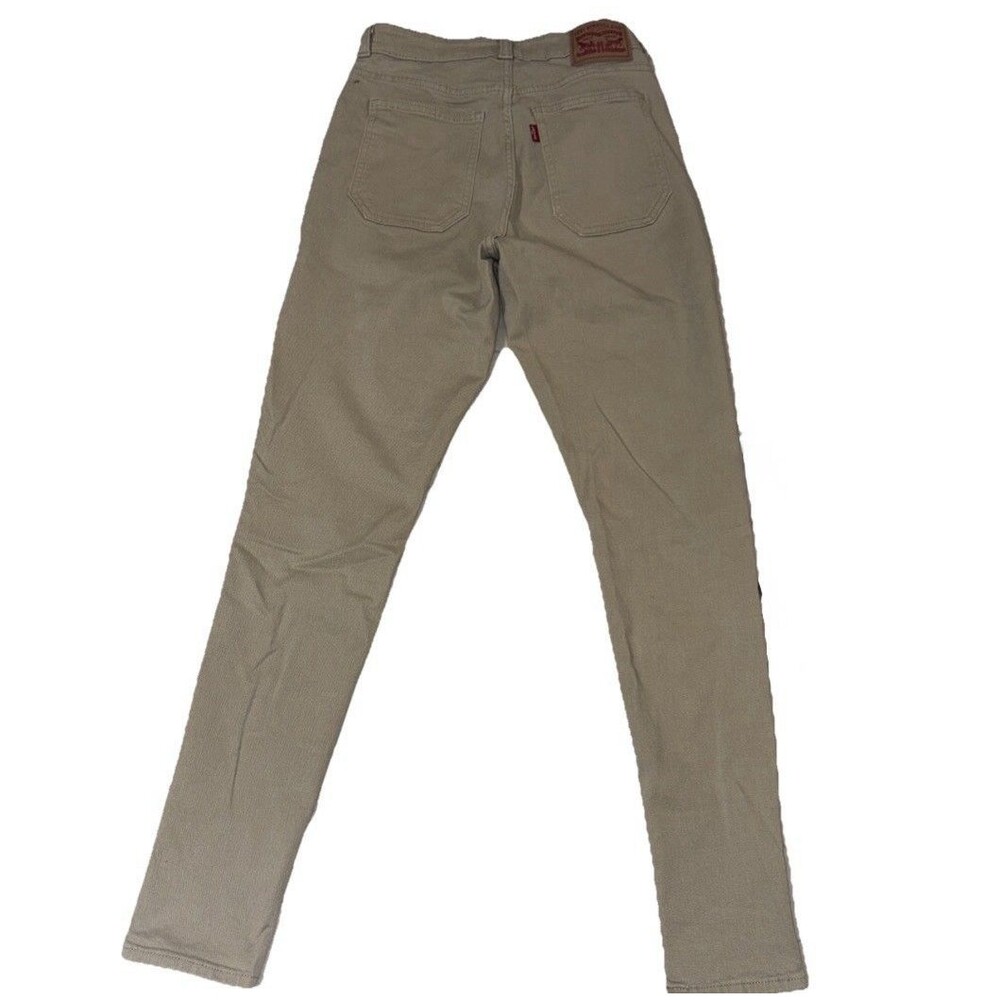 Levi's 721 High Rise Skinny Cargo Jeans 28x30 Desert Safari Tan Utility Pockets